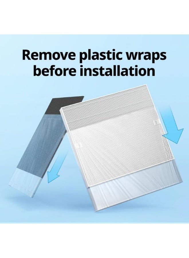 COWAY Air Purifier Replacement Filter Set for AP-1512HH | Green True HEPA & Active Carbon Filter | Removes 99.9% Dust, Allergens & Harmful Gases | Improves Indoor Air Quality | For Home Use - Image 4